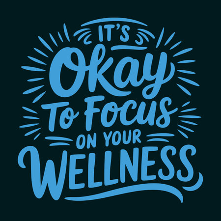 It's ok to go to work. Hand drawn lettering quote.のイラスト素材