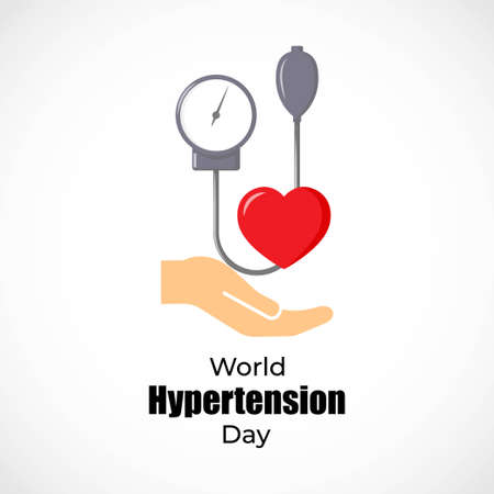 vector illustration for world hypertension dayのイラスト素材