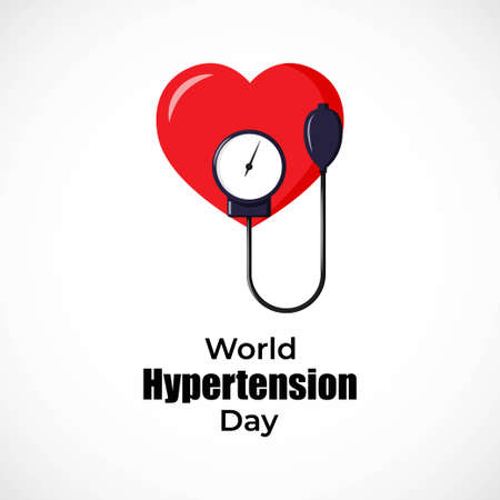 vector illustration for world hypertension dayのイラスト素材