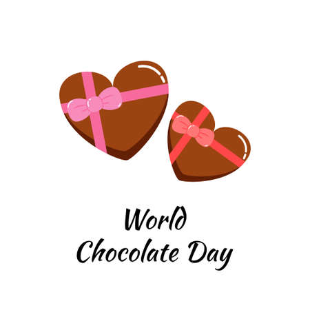 vector illustration for world chocolate day.のイラスト素材