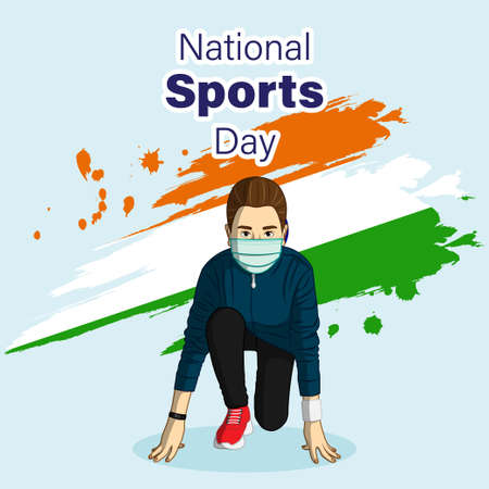 vector illustration for national sport dayのイラスト素材