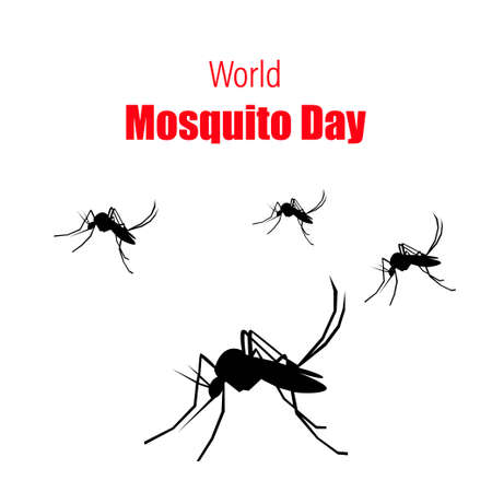 world mosquito day-vector illustrationのイラスト素材