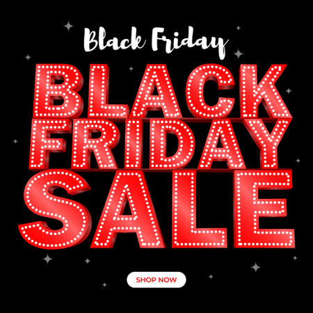 Black Friday offers Sale banners for advertisement, flyerのイラスト素材