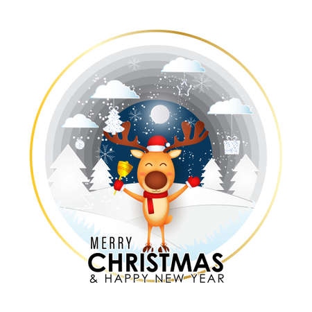 vector illustration for Merry Christmas and  happy new year -2022のイラスト素材