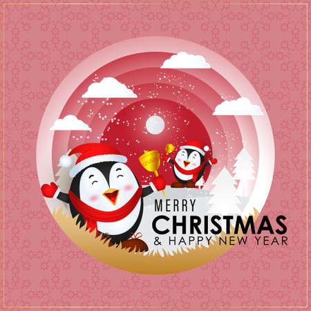 vector illustration for Merry Christmas and  happy new year -2022のイラスト素材