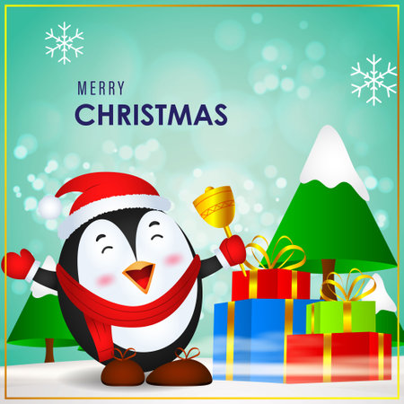 vector illustration for Merry Christmas and  happy new year -2022のイラスト素材