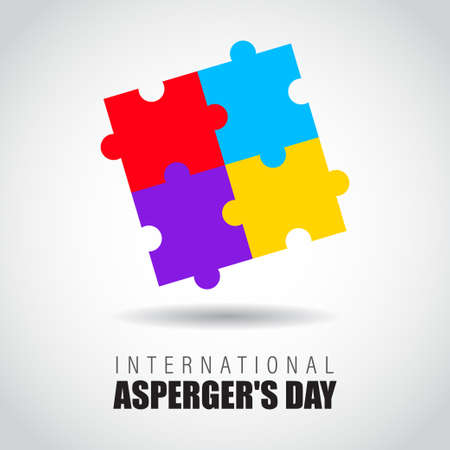 vector illustration for Asperger's dayのイラスト素材