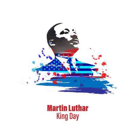 Vector illustration for Martin Luther King Junior Dayのイラスト素材