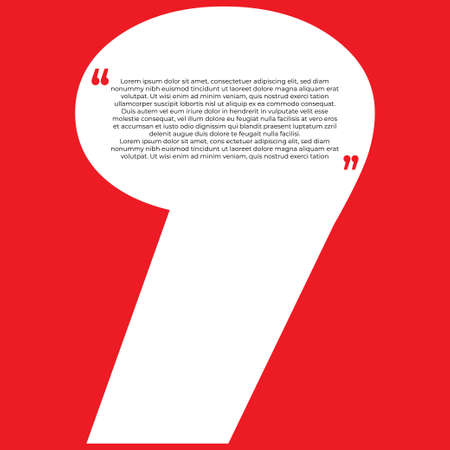 vector illustration for quotes templates