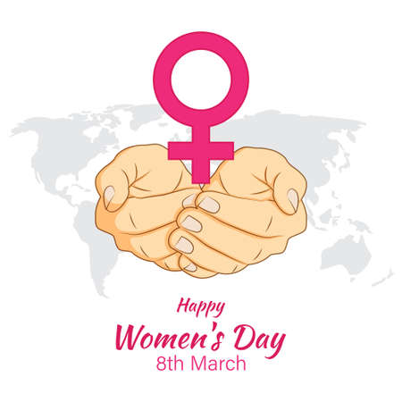 vector illustration for international women's dayのイラスト素材