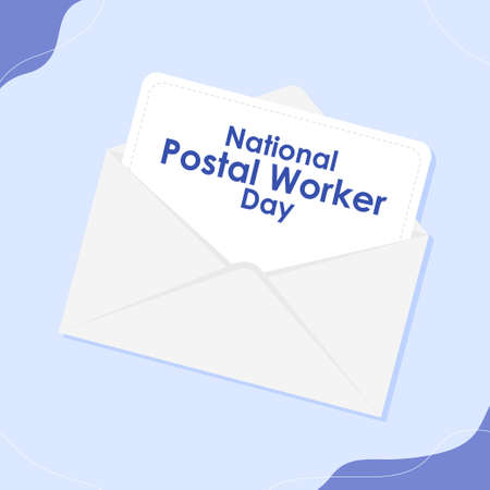 Vector illustration for National Postal Worker Day