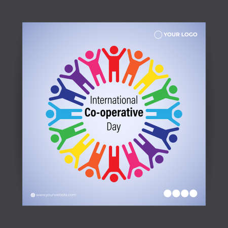 Vector illustration for International Cooperative Day