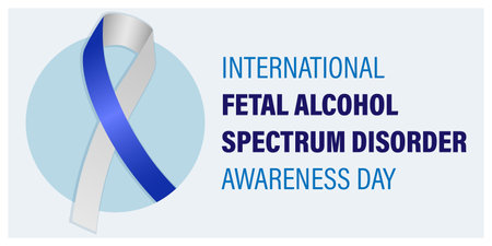 Vector illustration for International FASD Awareness Dayのイラスト素材