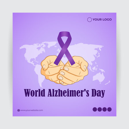 Vector illustration for World Alzheimer's Dayのイラスト素材