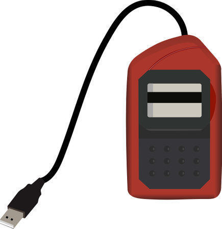 Isolated Morpho Device Vector Illustrationのイラスト素材