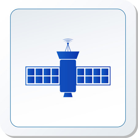 Satellite Icon Vector Graphic Illustrationのイラスト素材
