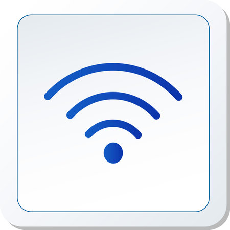 WiFi Icon Vector Graphic Illustrationのイラスト素材