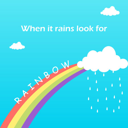 The Rainbow Vector Illustration Graphicのイラスト素材