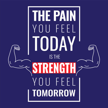 THE STRENGTH vector illustration graphicのイラスト素材
