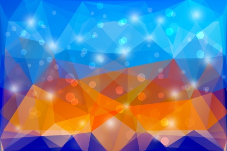 Polygonal color beautiful backgroundのイラスト素材