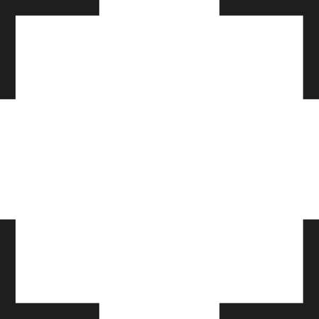An empty frame for searching for a QR code scan. Data authentication. Scanning payments or a persons data. Vector image isolated on a white background.のイラスト素材