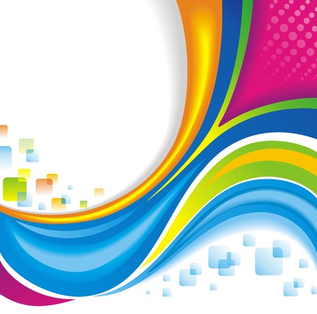  	Colorful rainbow background.のイラスト素材