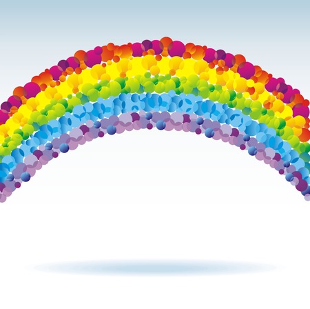  	Colorful rainbow.のイラスト素材