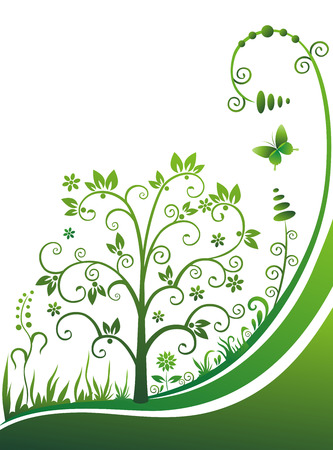 Floral design. のイラスト素材