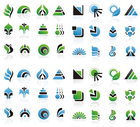 Set of design elements.のイラスト素材