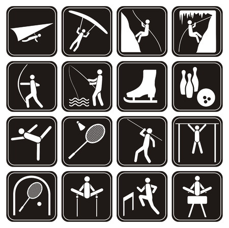 Sport icons set. のイラスト素材