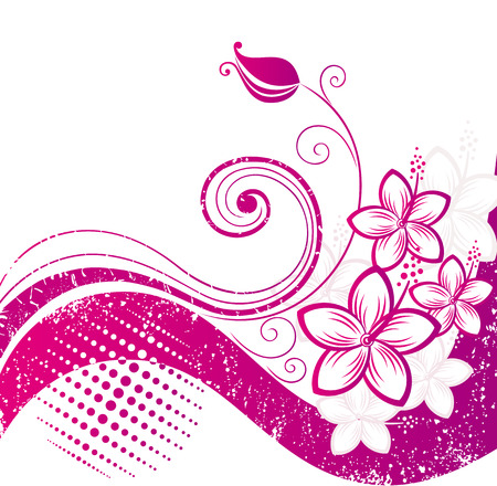 Flower background. のイラスト素材