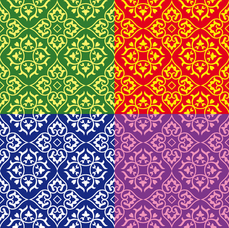 Floral background. Wallpaper.のイラスト素材