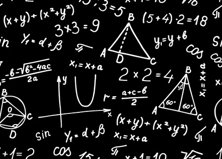 Algebra. Geometry. Abstract background. のイラスト素材