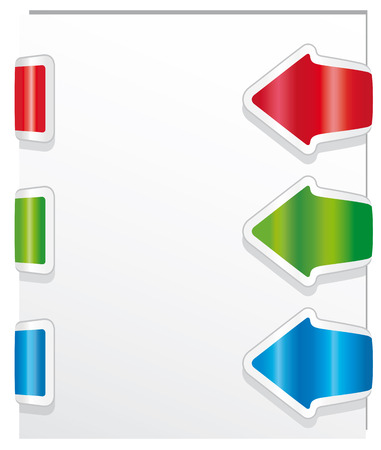 Colorful arrows.のイラスト素材