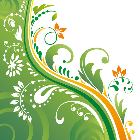 Floral background.のイラスト素材