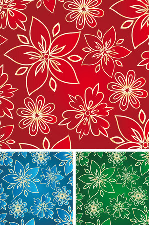 Floral ornament.のイラスト素材