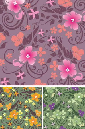 Floral ornament.のイラスト素材