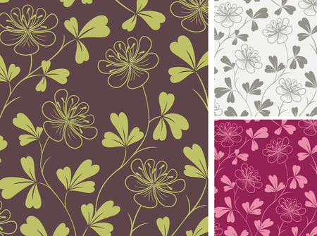 Floral ornament. Fabric.のイラスト素材