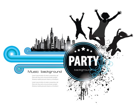 Abstract Vintage Background for Party.のイラスト素材