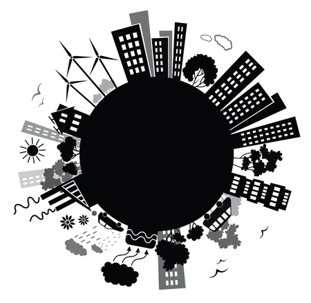 Environment background. のイラスト素材