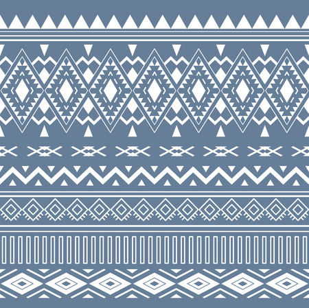 Tribal Boho Seamless Pattern. Ethnic Geometric Ornament. Vintage Vector Seamless Background. Boho Texture for Fabric, Wallpaper and Wrapping.のイラスト素材