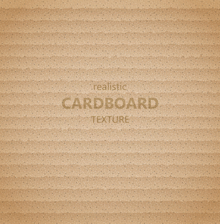 Realistic cardboard texture. Vector background.のイラスト素材