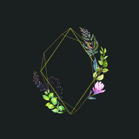 Spring and summer frame with magnolia. Floral background for invitation, wedding, greeting cards, banners, decorations.の写真素材