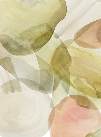 Watercolor Abstract Textured Background. Trendy Card and Poster.の写真素材