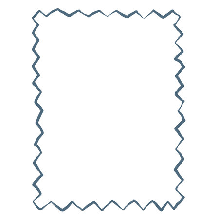 Line Art Illustration of Hand Drawn Frame. Vector Graphic.のイラスト素材