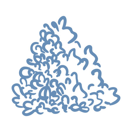 Vector Illustration of Tree on the White Background.のイラスト素材