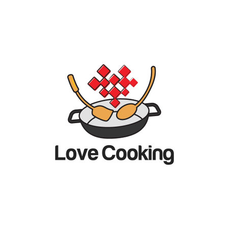 Cooking logo design templateのイラスト素材