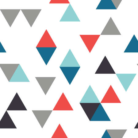 Seamless Triangle abstract pattern. Geometric background