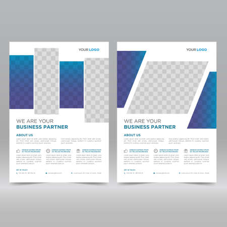 Corporate Poster, Flyer Design Templateのイラスト素材