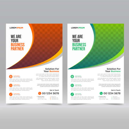 Corporate Poster, Flyer Design Templateのイラスト素材